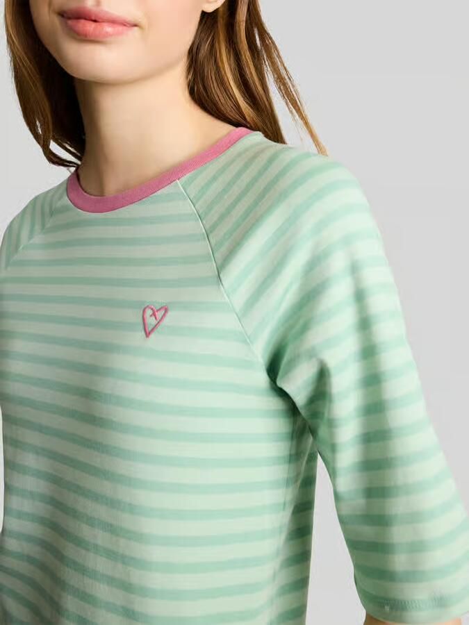 Tom Tailor Denim shaped fit T-shirt van puur katoen