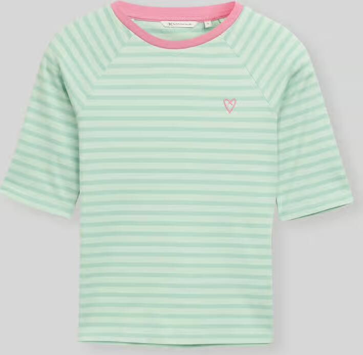 Tom Tailor Denim shaped fit T-shirt van puur katoen - Foto 2