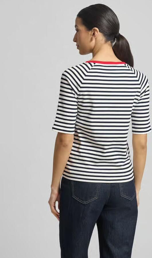 Tom Tailor Denim shaped fit T-shirt van puur katoen