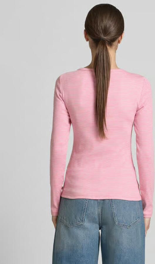Tom Tailor Denim shirt met lange mouwen in regular fit met henley-hals - Foto 2