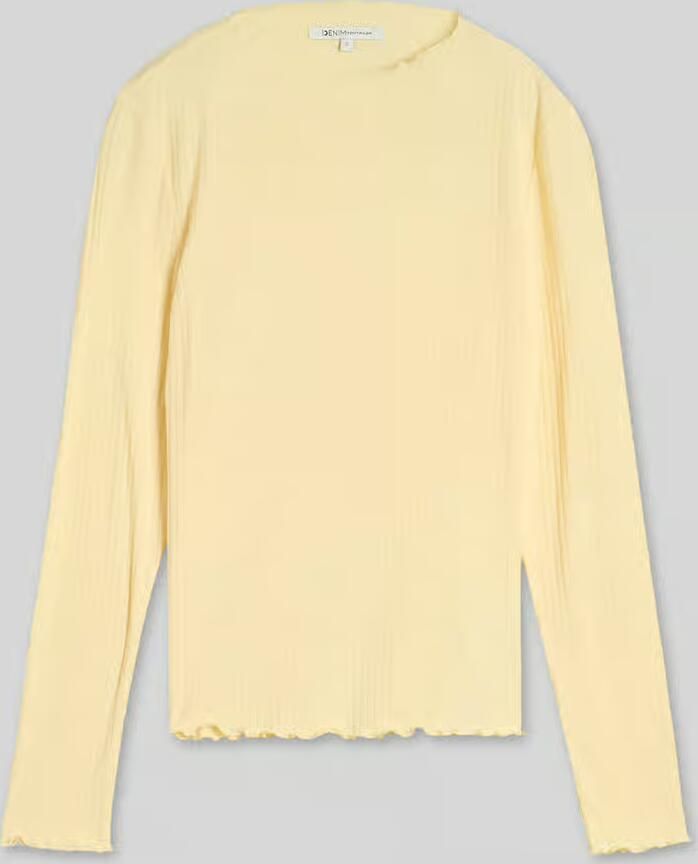 Tom Tailor Denim Shirt met lange mouwen met rolzoom-details
