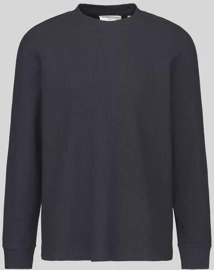 Tom Tailor Denim relaxed fit longsleeve met ronde hals