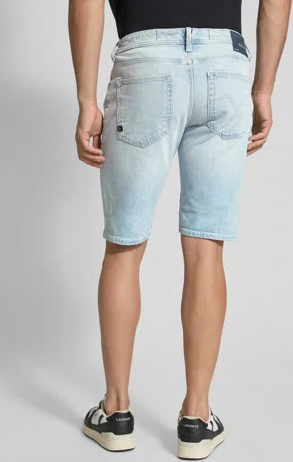Tom Tailor Denim Slim fit bermuda van katoenmix model 'PIERS'