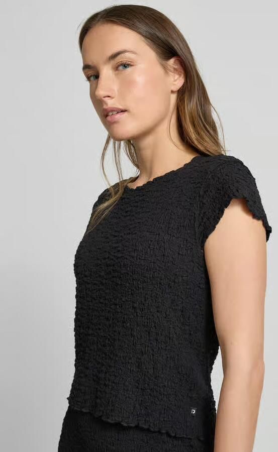 Tom Tailor Denim Slim fit blouseshirt van katoenmix