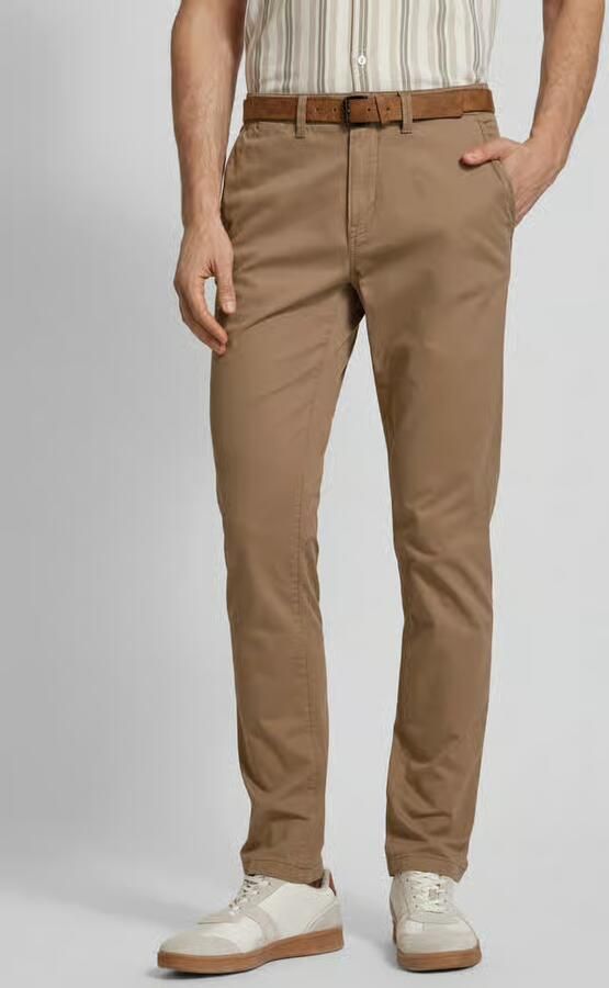 Tom Tailor Denim Chino licht voorgewassen (set Met riem) - Foto 2