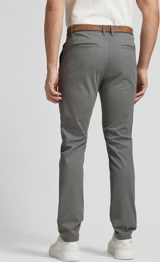 Tom Tailor Denim Chino licht voorgewassen (set Met riem) - Foto 5