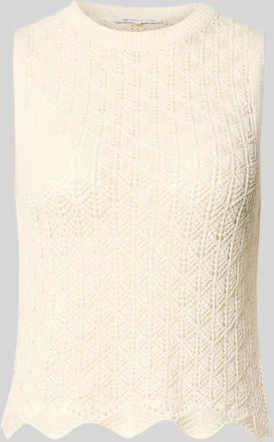Tom Tailor Denim slim fit crop top van katoenmix - Foto 2