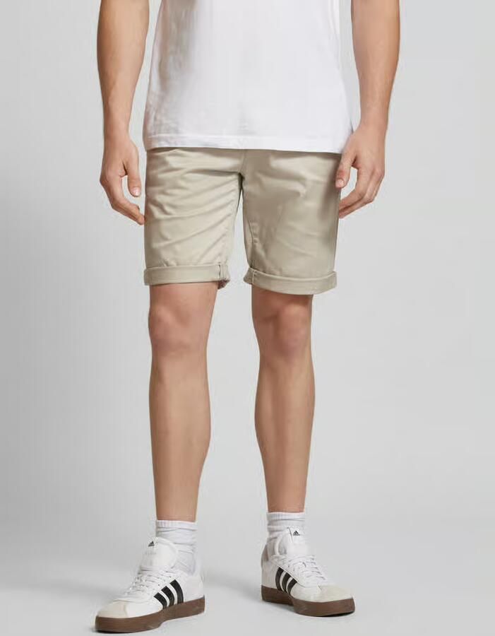 Tom Tailor Denim Slim fit korte chino in effen design - Foto 2