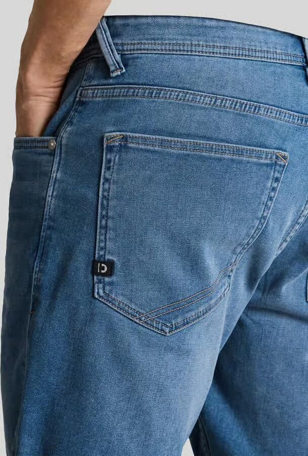 Tom Tailor Denim slim fit korte jeans van katoenmix model 'TTPIERS SLIM'