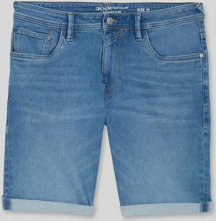Tom Tailor Denim slim fit korte jeans van katoenmix model 'TTPIERS SLIM' - Foto 2