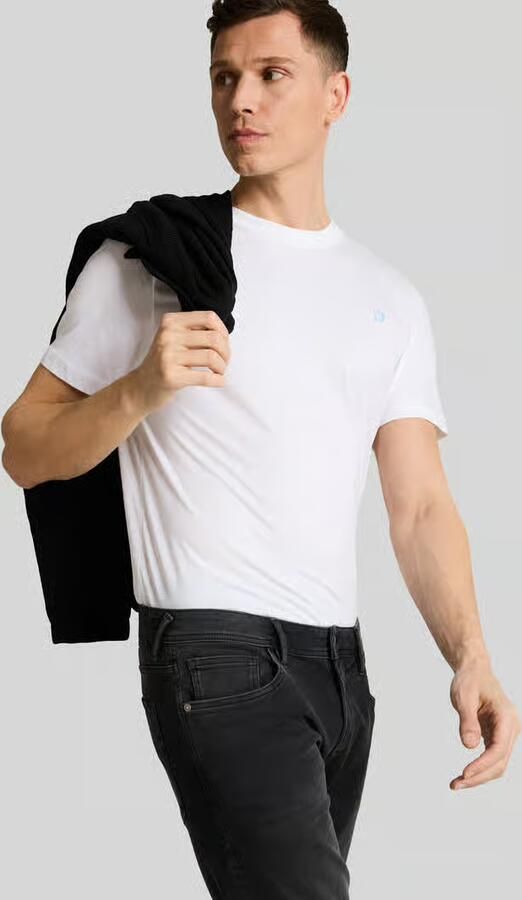 Tom Tailor Denim slim fit korte jeans van katoenmix model 'TTPIERS SLIM'