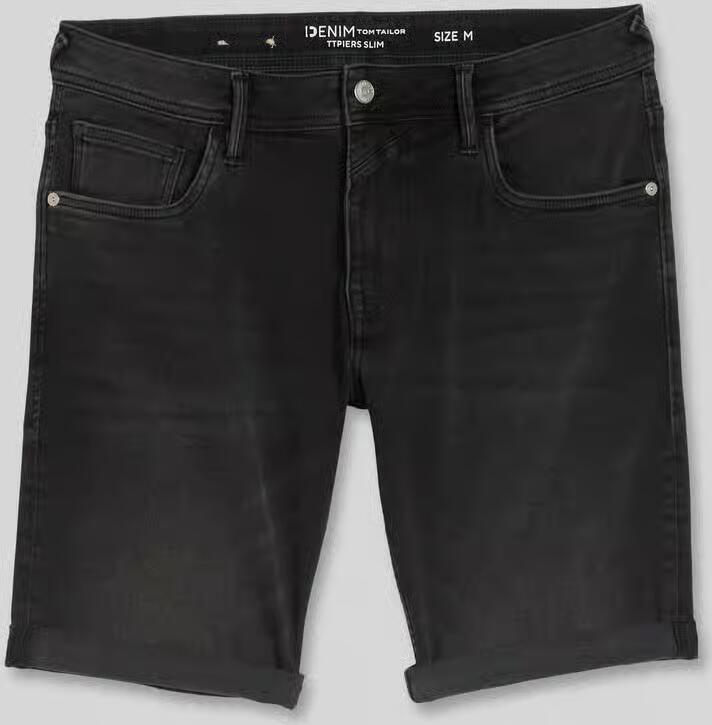 Tom Tailor Denim slim fit korte jeans van katoenmix model 'TTPIERS SLIM' - Foto 2