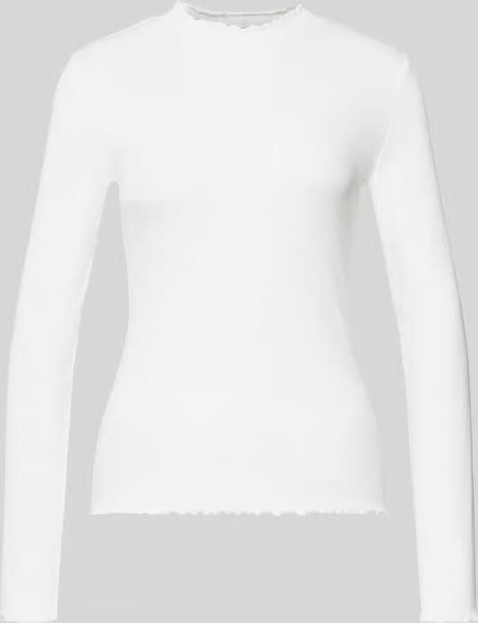 Tom Tailor Denim Slim fit shirt met lange mouwen van katoenmix