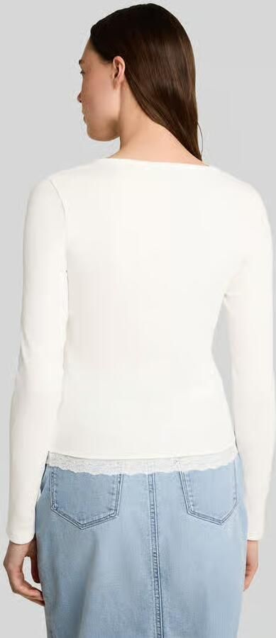 Tom Tailor Denim slim fit shirt met lange mouwen van katoenmix - Foto 2