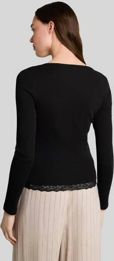 Tom Tailor Denim slim fit shirt met lange mouwen van katoenmix - Foto 2