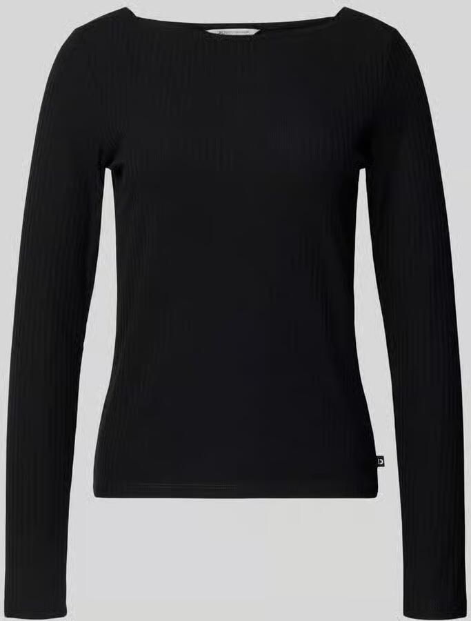 Tom Tailor Denim Slim fit shirt met lange mouwen van viscosemix