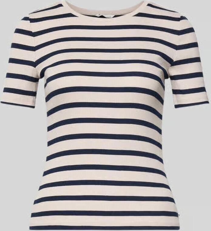 Tom Tailor Denim Slim fit T-shirt van katoenmix
