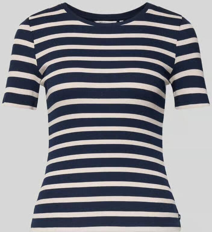 Tom Tailor Denim Slim fit T-shirt van katoenmix