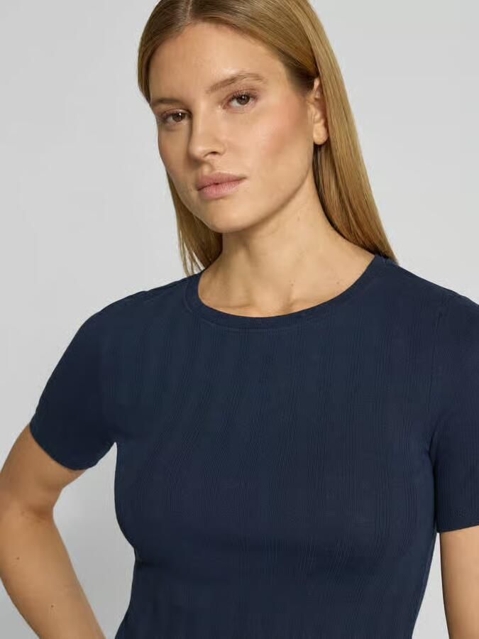 Tom Tailor Denim Slim Fit T-shirt van katoenmix