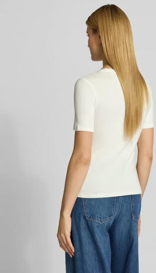 Tom Tailor Denim Slim Fit T-shirt van katoenmix