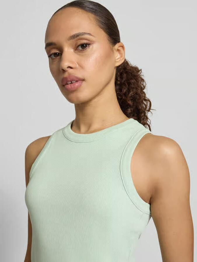 Tom Tailor Denim slim fit top in ribbreiselook