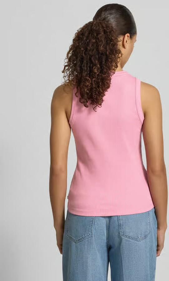 Tom Tailor Denim slim fit top in ribbreiselook - Foto 2