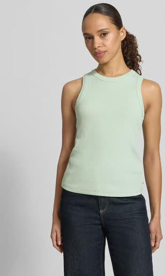Tom Tailor Denim slim fit top in ribbreiselook - Foto 2