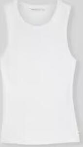 Tom Tailor Denim slim fit top in ribstructuur