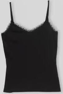 Tom Tailor Denim slim fit top van katoenmix