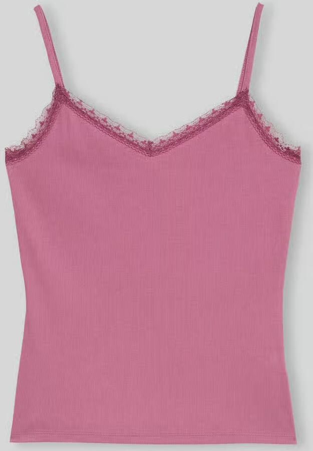 Tom Tailor Denim slim fit top van katoenmix - Foto 2