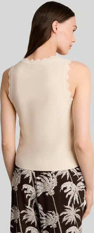 Tom Tailor Denim slim fit top van viscosemix - Foto 2