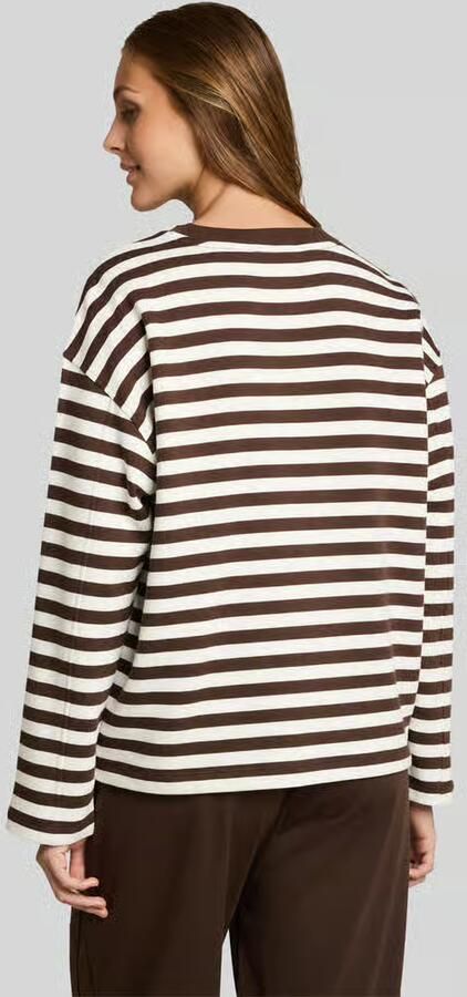 Tom Tailor Denim Sweatshirt met afgeronde zoom - Foto 3