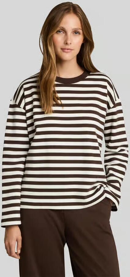 Tom Tailor Denim Sweatshirt met afgeronde zoom - Foto 2