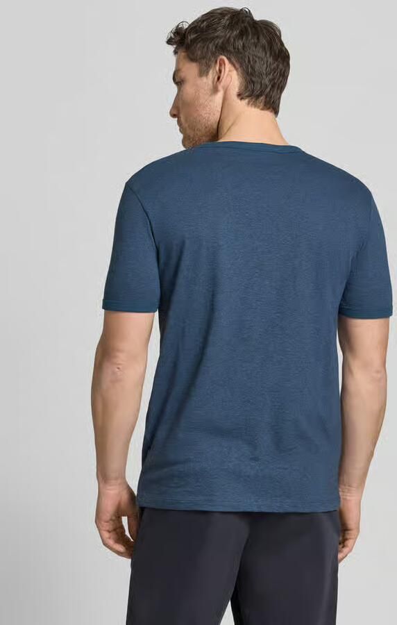 Tom Tailor Denim T-shirt met ronde hals van katoenmix