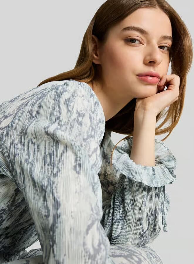 Tom Tailor Denim vrijetijdsjurk met V-hals