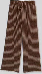 Tom Tailor Denim Wide leg broek van pure viscose