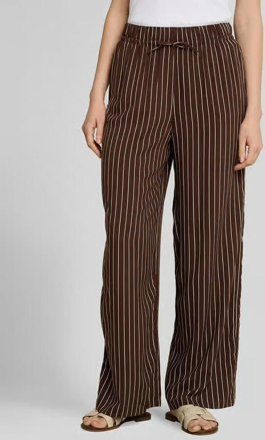 Tom Tailor Denim Wide leg broek van pure viscose - Foto 3
