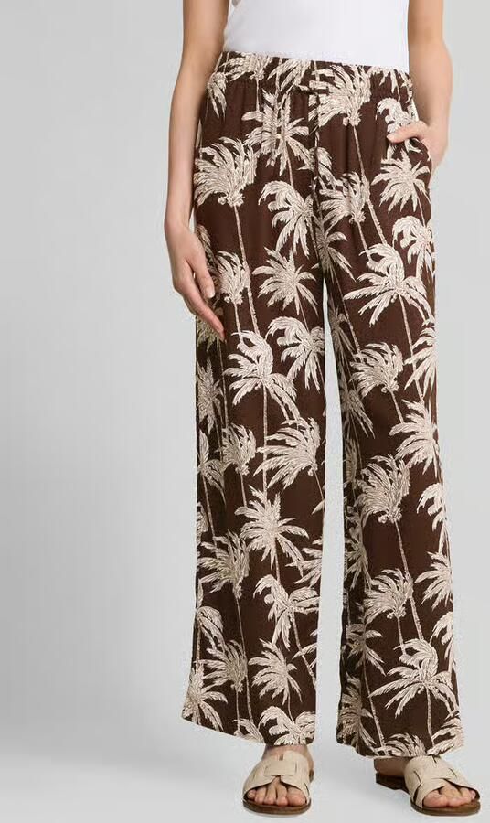 Tom Tailor Denim Wide leg broek van pure viscose - Foto 2