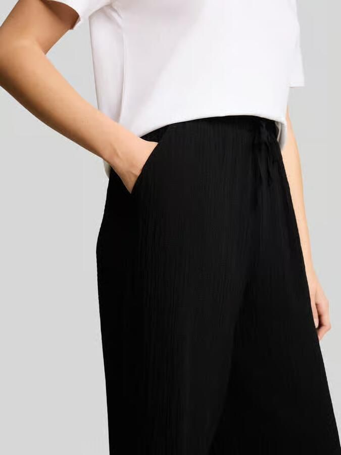 Tom Tailor Denim Wide leg broek van viscosemix