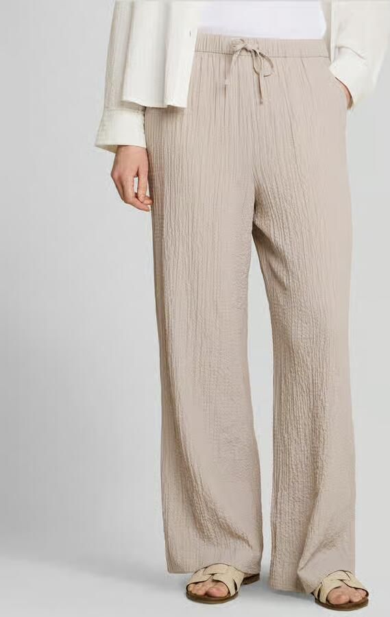 Tom Tailor Denim Wide leg broek van viscosemix - Foto 2
