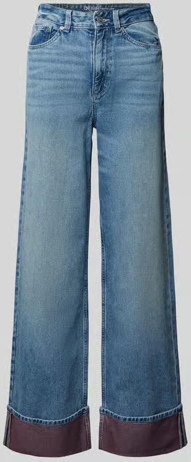 Tom Tailor Denim Wide leg jeans van zuiver katoen model 'LINOU' - Foto 2