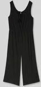 Tom Tailor Denim Wide leg jumpsuit van viscose-linnenmix