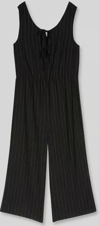 Tom Tailor Denim Wide leg jumpsuit van viscose-linnenmix - Foto 3