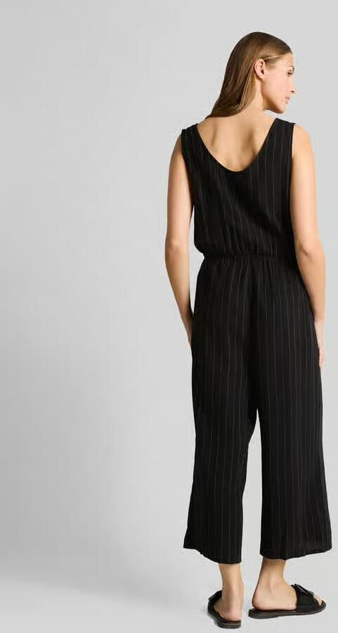 Tom Tailor Denim Wide leg jumpsuit van viscose-linnenmix - Foto 3
