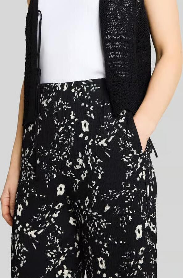 Tom Tailor Denim Wijde broek met elastische tailleband