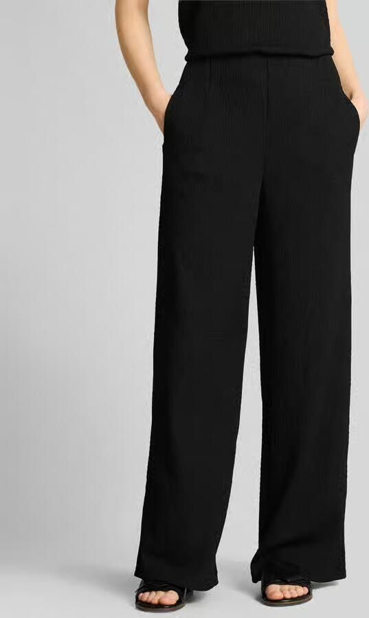 Tom Tailor Denim Wijde broek met elastische tailleband - Foto 2