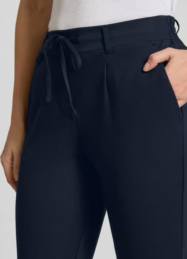 Tom Tailor Easy pants met bandplooien
