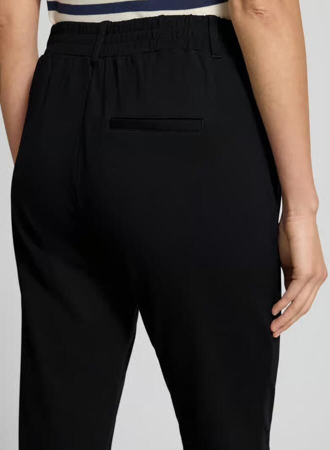 Tom Tailor Easy pants met bandplooien
