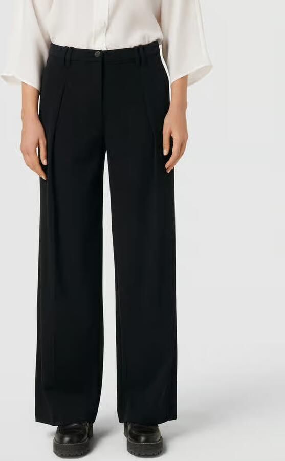 Tom Tailor Bandplooibroek Lea Wide Leg met wijde pijpen - Foto 2