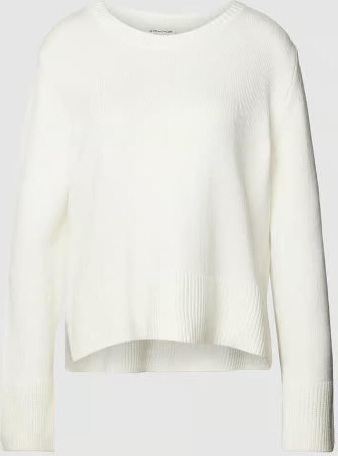 Tom Tailor Gebreide pullover met ronde hals